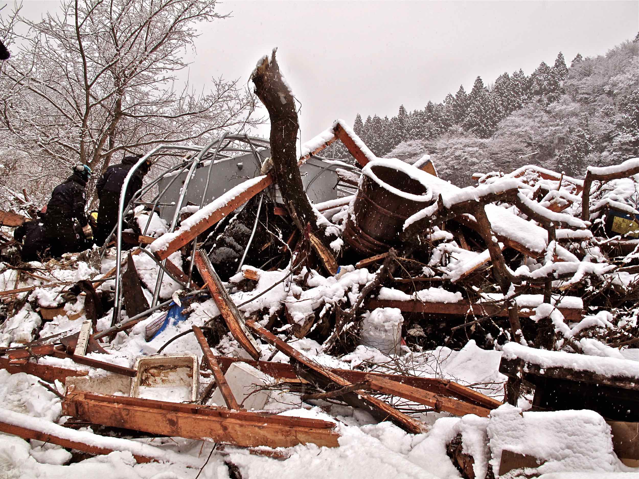  3/15 New South Wales Search and Rescue Task Force extracting bodies of children from daycare center, Minami Sanriku 