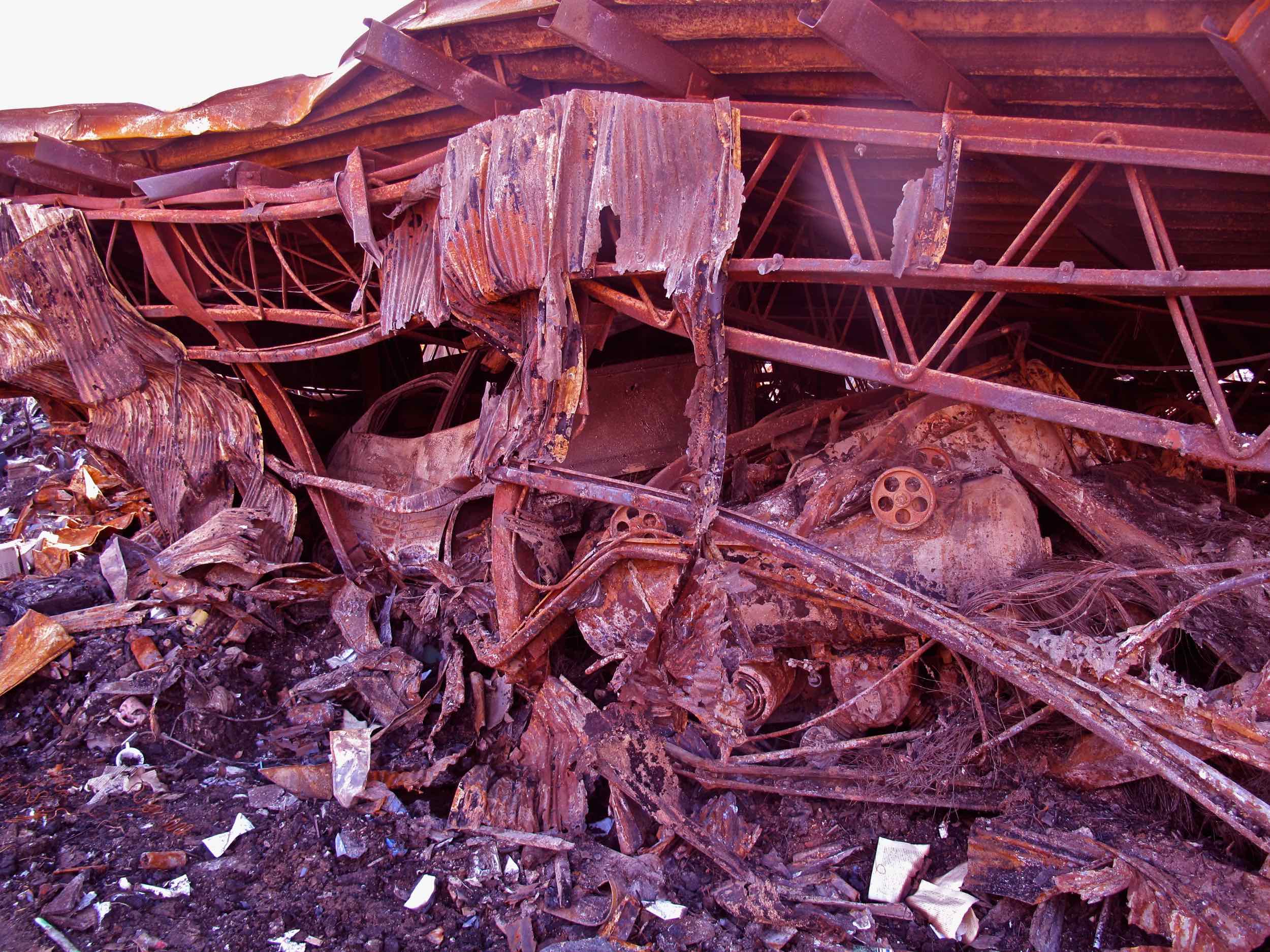  3/26 fire and tsunami damage, Port of Kesennuma, Kesennuma City 