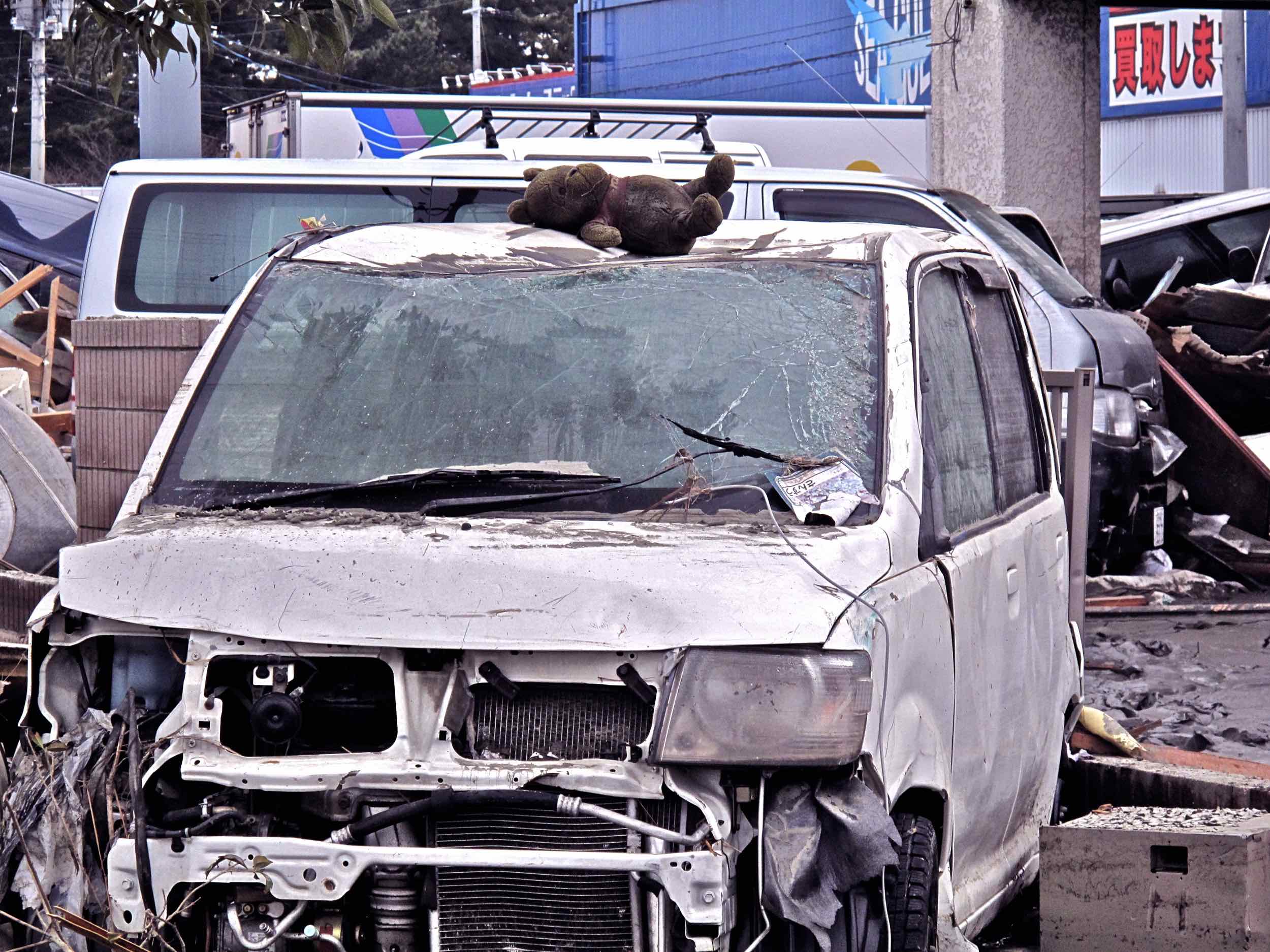  3/14 used car lot, Ishinomaki City 